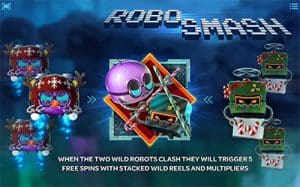 Robo Smash wild symbols and features