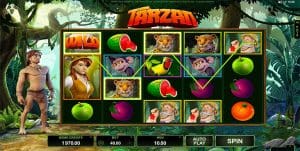 Officially licensed Tarzan online pokies by Microgaming