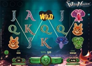 The Wishmaster online pokies by NetEnt software