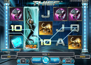 Thief online pokies by NetEnt software