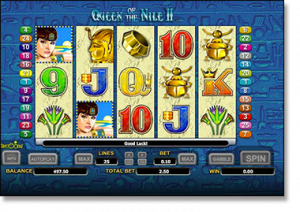 Queen of the Nile II pokies by Aristocrat software