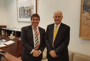 Senator leyonhjelm and AOPA leader