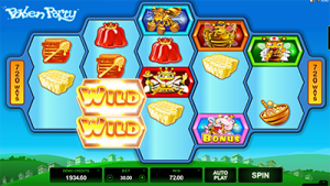 Pollen Party online pokies by Microgaming