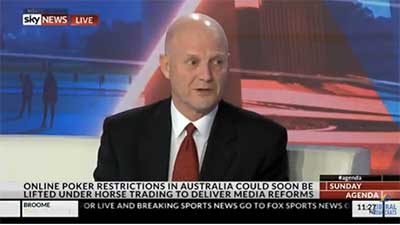 Senator David Leyonhjelm fight for poker