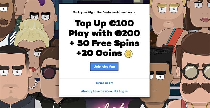 HighRoller.com Christmas bonus offer 2018