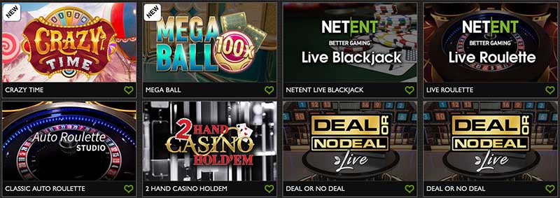 Gday casino have a great live dealer selection