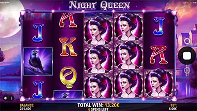 Night Queen has some great free spins and bonus features