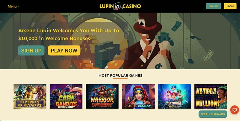 Lupin Casino review